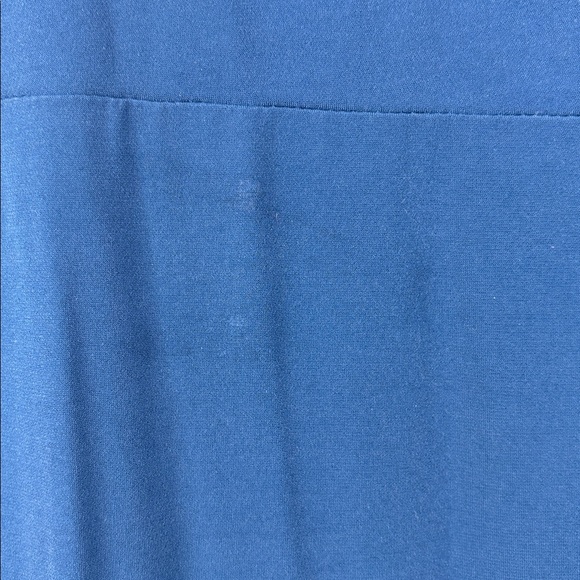 NWOT Colleen Lopez Womens Teal Side Shirred Surplice Faux Wrap Dress Size Medium - Picture 12 of 13